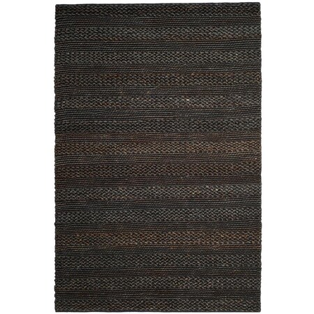 Safavieh Natural Fiber Medium Rectangle Area Rug, Charcoal - 6 X 9 Ft. NF212C-6